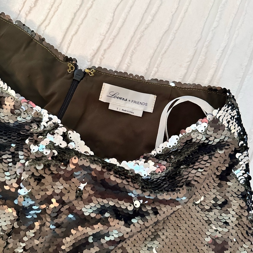 Lovers & Friends Sequin Pants Size S - Picture 2 of 10
